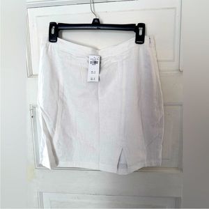 Abercrombie & Fitch Linen Blend Mini Skirt